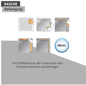 Preview: Windhager Fliegengitter 100x100cm